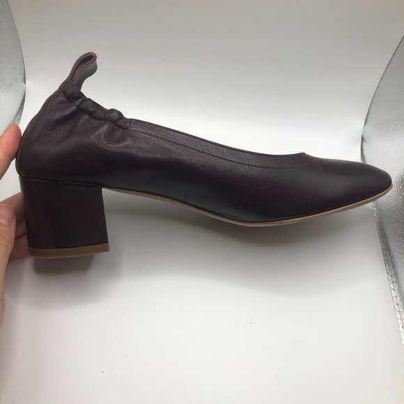 Everlane block heel - Deep oxblood color - Picture 5 of 6
